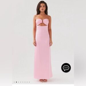 Peppermayo Exclusive - Tropicana Satin Maxi Dress - Candy